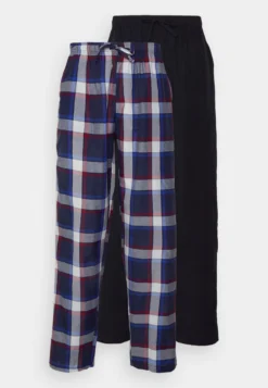 Pier One 2 Pack - Pantalón De Pijama - 503 - Dark Blue_302 - Red -Pier One 063b88d7f4b14317a1b84bef67ff886c scaled