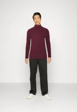 Pier One 2 Pack - Camiseta De Manga Larga - Beige/Bordeaux