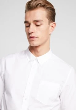 Pier One 2 Pack - Camisa Elegante - White/Light Blue -Pier One 135b9e8907b64d9cb056bf3b8eb7a27d