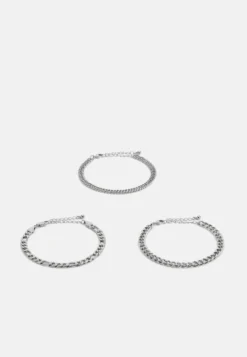 Pier One 3 Pack - Pulsera - Silver-Coloured