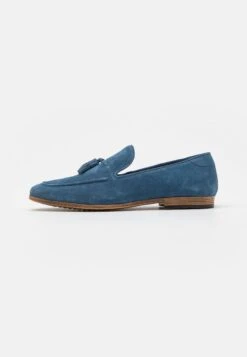 Pier One Leather - Mocasines - Blue