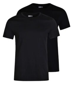 Primera página 51 Pier One 2 Pack - Camiseta Básica - Black