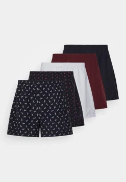 Pier One 5 Pack - Boxer - Dark Blue/Bordeaux/ Blue -Pier One 3422d9ed8c4f49da9db171652d2bfcfc scaled