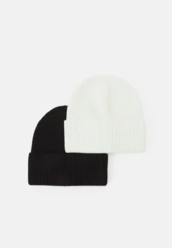 Pier One Unisex 2 Pack - Gorro - Black/White