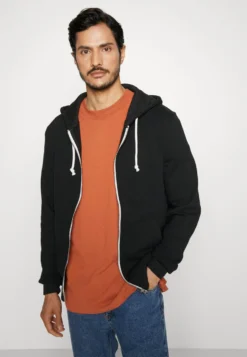 Pier One 2 Pack - Sudadera Con Cremallera - Black/Mottled Light Grey -Pier One 3528309c123c4189b5dc1da9c1f9881e scaled