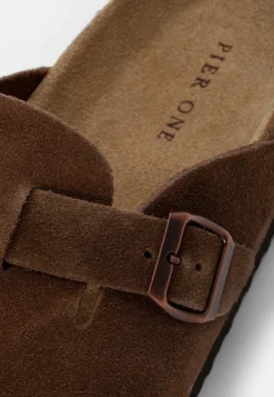 Pier One Leather Unisex - Pantuflas - Brown -Pier One 47364cdc1dcd4794860a5f6810594e6c scaled