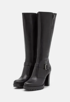 Pier One Leather- Botas De Tacón - Black 8 Pier One Leather- Botas De Tacón - Black -Pier One 487615a3a2a14c3e975bbf3b4c2d2783 scaled