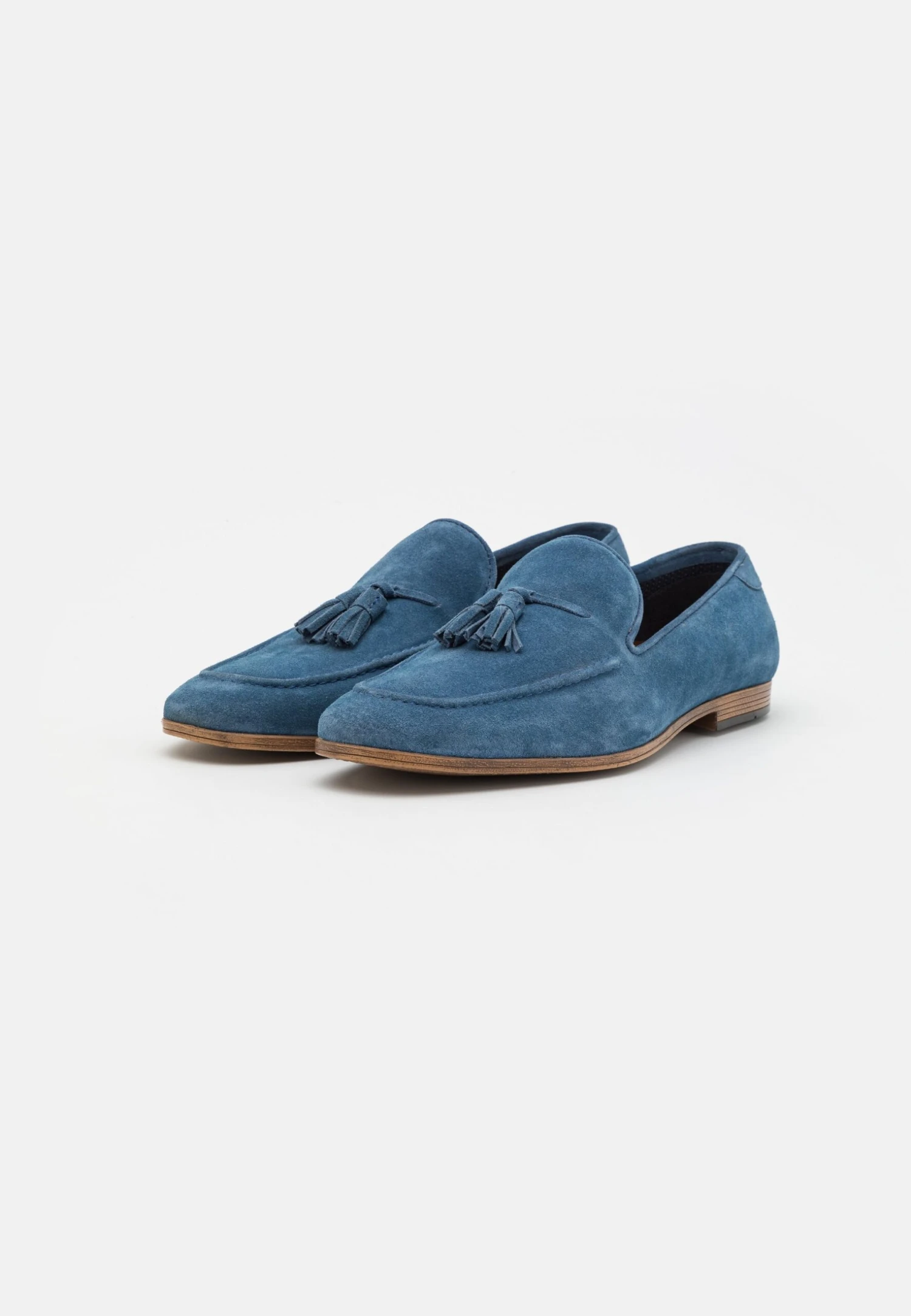Pier One Leather - Mocasines - Blue 2 Pier One Leather - Mocasines - Blue - Imagen 2