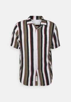 Pier One Camisa - Khaki/Dark Blue