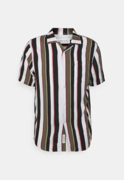 Pier One Camisa - Khaki/Dark Blue