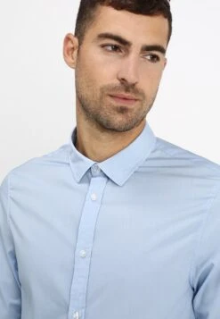 Pier One 2 Pack - Camisa Elegante - Light Blue/Dark Blue -Pier One 5ecc9a8b654d4ad789195b86f92aa59f