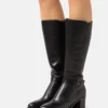 Pier One Leather - Botas - Black