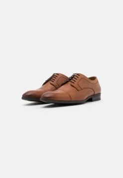 Pier One Leather - Zapatos Con Cordones - Cognac -Pier One 66ba280355dd454ba9c2511913c34f60