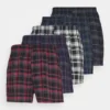 Pier One 5 Pack - Boxer - Black /Dark Blue /Dark Green