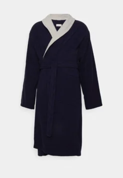 Pier One Shawl Towel Bathrobe - Albornoz -Dark Blue -Pier One 67f610d064e84b5daaa9a12f82d45b4b scaled