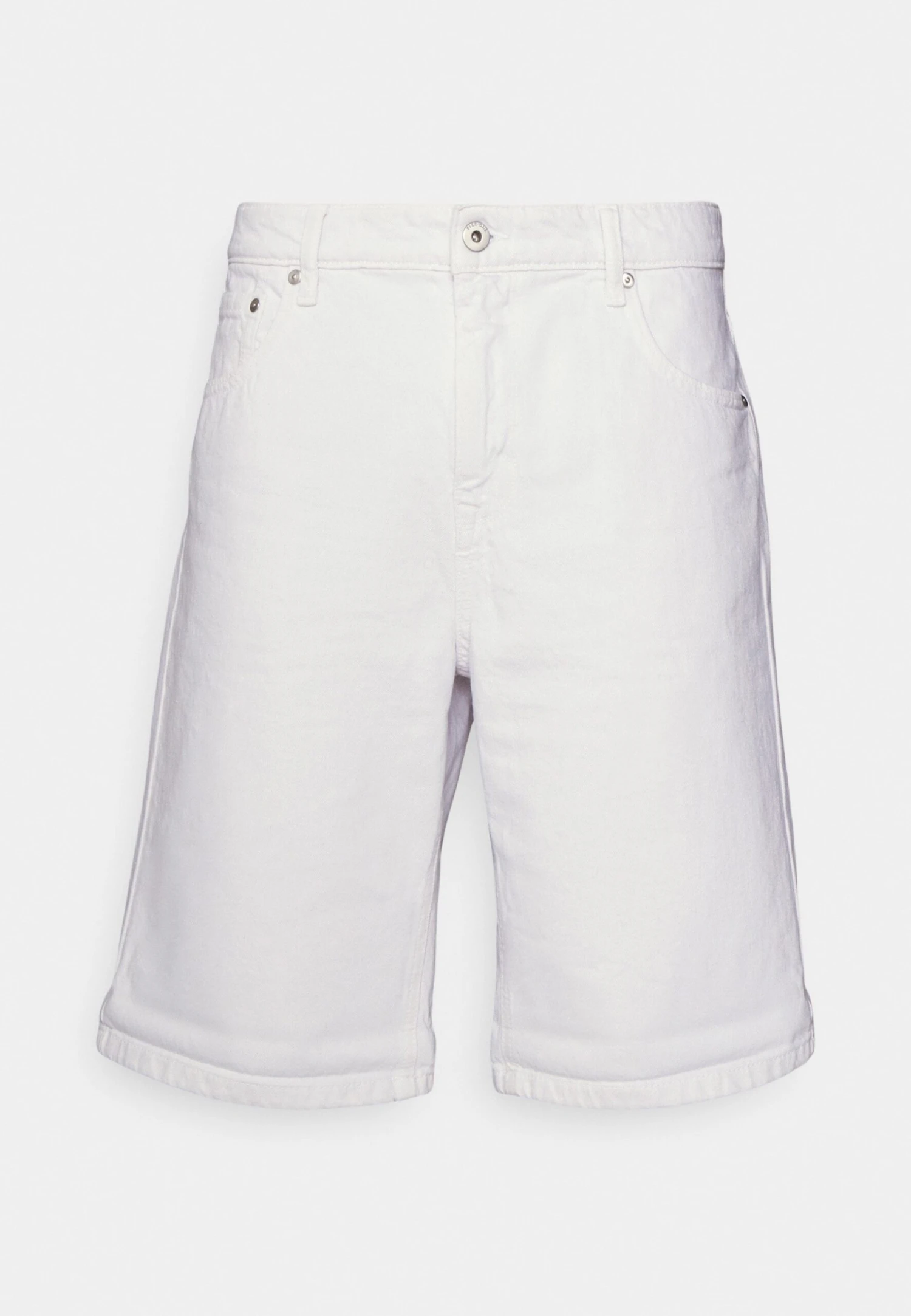 Pier One Colored Twill White Denim - Shorts Vaqueros - White Denim 4 Pier One Colored Twill White Denim - Shorts Vaqueros - White Denim - Imagen 4