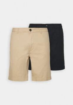 Pier One 2 Pack - Shorts - Tan/Black 10 Pier One 2 Pack - Shorts - Tan/Black -Pier One 6d9aaab23c01455689a1f97d308c1dcf