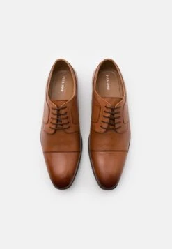 Pier One Leather - Zapatos Con Cordones - Cognac -Pier One 72022b8857ee4638a40880a7b1fbf6f7