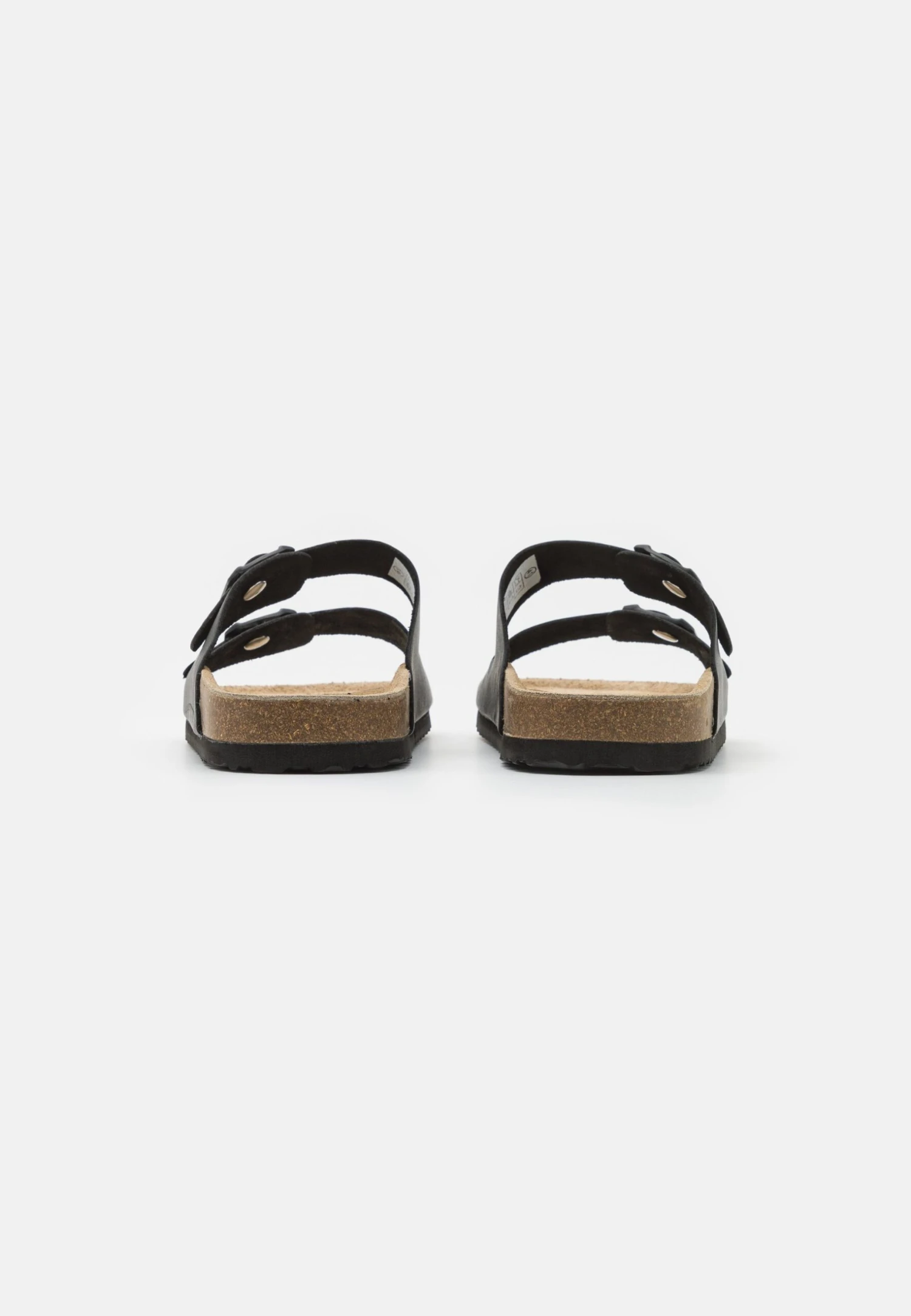 Pier One Leather Unisex - Sandalias Planas - Black 3 Pier One Leather Unisex - Sandalias Planas - Black - Imagen 3