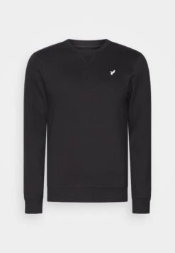 Pier One Sudadera - Black/Mottled Grey -Pier One 7954a7df4b094e52bda097136e48cead