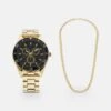 Pier One Set Unisex - Reloj - Gold-Coloured