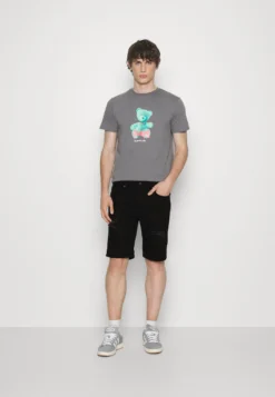 Pier One Unisex 2 Pack - Shorts Vaqueros - Blue/Black Denim