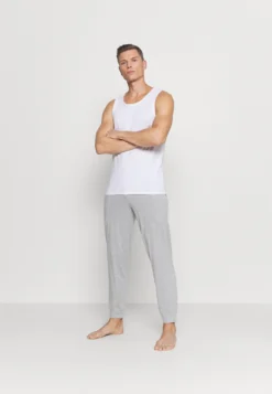 Pier One 2 Pack - Pantalón De Pijama - Mottled Dark Grey/Mottled Grey