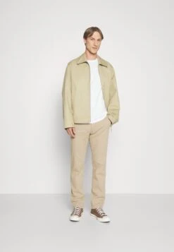 Pier One 2 Pack - Pantalones Chinos - Dark Grey/Beige