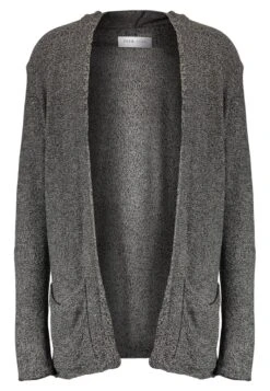 Pier One Chaqueta De Punto - Light Grey/Black -Pier One 919786b817654055a6839aa74f1f8e1a