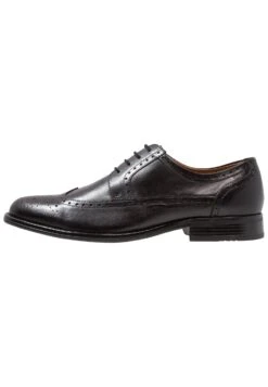 Pier One Leather - Zapatos Con Cordones - Black