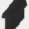 Pier One 7 Pack - Camiseta Básica - Black