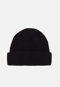 Pier One Short Micro Beanie Unisex - Gorro - Black
