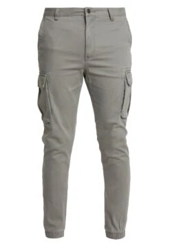 Pier One Cuffed Skinny Trouser- Pantalones Cargo - Grey -Pier One a09b1a92eb324dc1b90d5202c92319c0