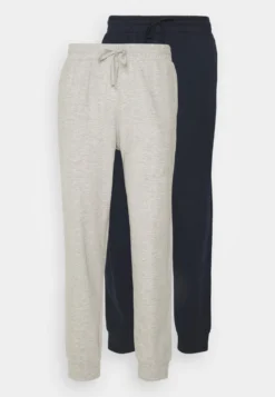 Pier One 2 Pack - Pantalón De Pijama - Dark Blue/Mottled Light Grey -Pier One a09bfd20bcd84e39aeecebf2df10c7b2 scaled