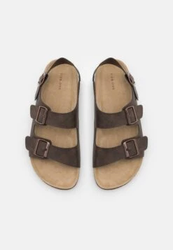 Pier One Unisex - Sandalias - Dark Brown -Pier One a689817c07e34f47aa63a98de89f094a