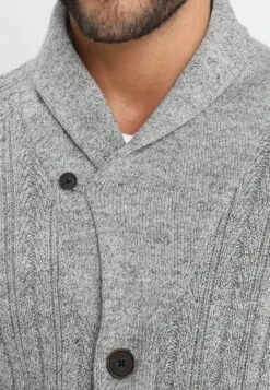 Pier One Chaqueta De Punto - Mottled Dark Grey -Pier One a81bf8b9d0cc4071ae6e5334e2ae0b0e