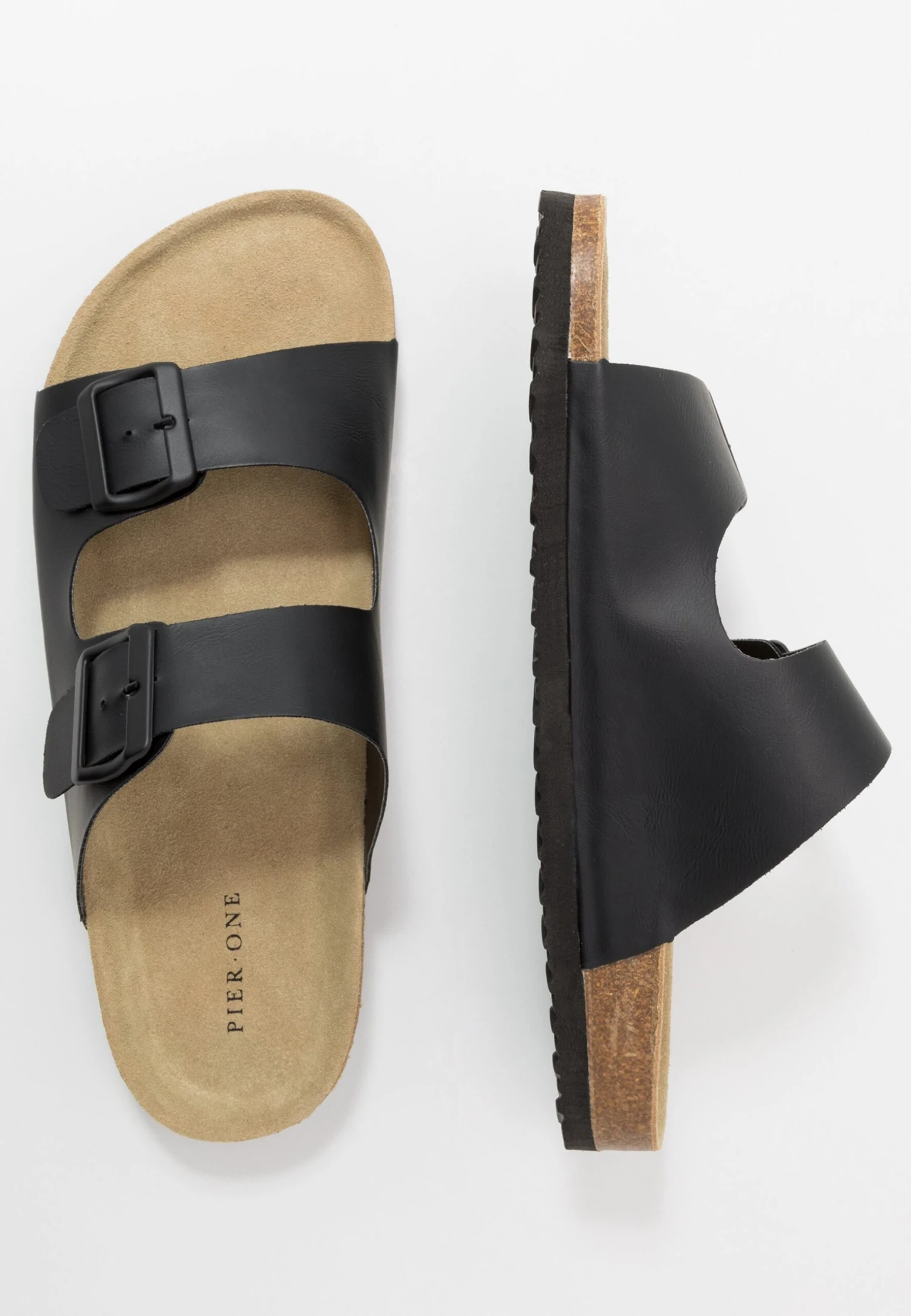 Pier One Unisex - Pantuflas - Black 6 Pier One Unisex - Pantuflas - Black - Imagen 6