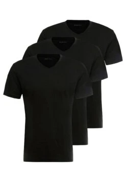 Pier One 3 Pack- Camiseta Básica - Black -Pier One aabb34e171c641efaffc9ee8ffa3d0d4