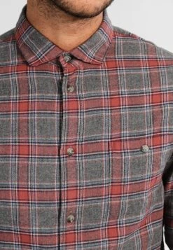 Pier One Camisa - Grey/Coral -Pier One aec58b86fdd04742b8391be56b121545