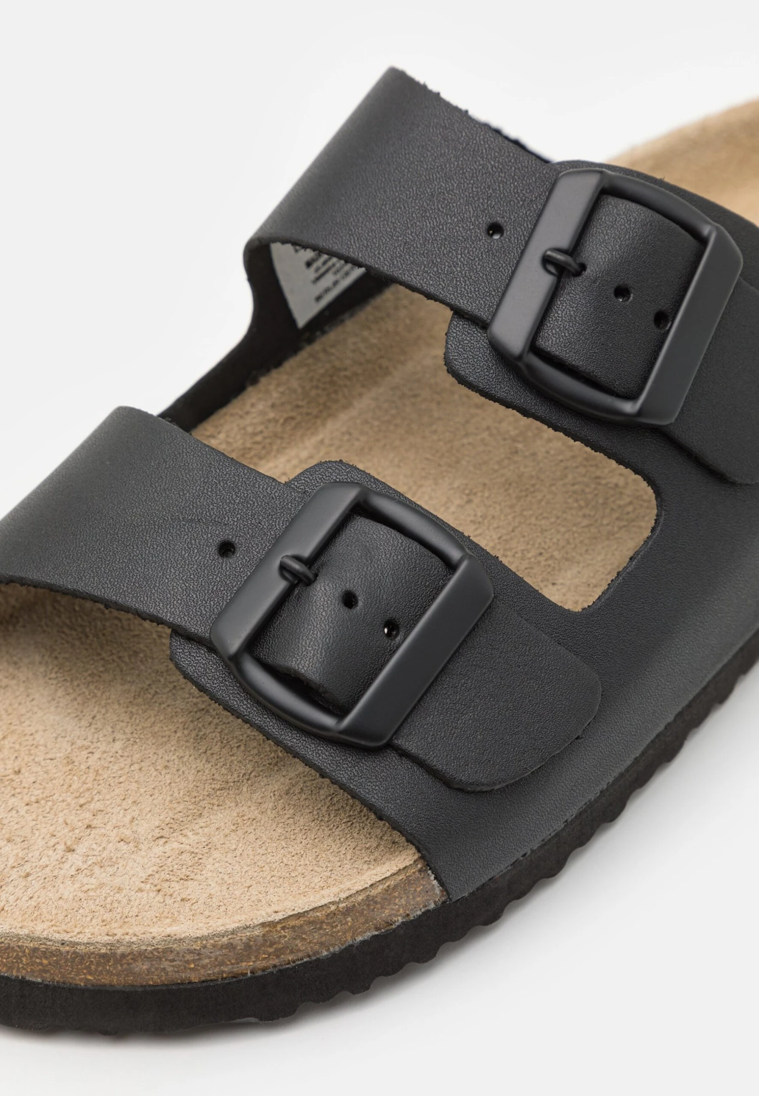 Pier One Leather Unisex - Sandalias Planas - Black 6 Pier One Leather Unisex - Sandalias Planas - Black - Imagen 6