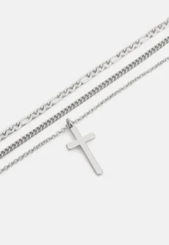 Pier One Unisex 3 Pack - Collar - Silver-Coloured -Pier One b1843abc9ff74b508910d3d2e2c55725 scaled