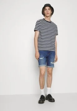 Pier One Shorts Vaqueros - Dark Blue Denim -Pier One b2e16c08191a4beb8d9741861b53eed6