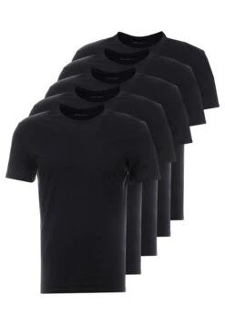 Pier One 5 Pack - Camiseta Básica - Black -Pier One bd75c0059404493a970c9577d597937f