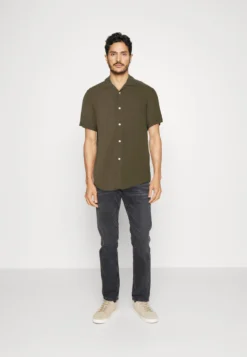 Pier One 2 Pack - Camisa - Olive/Black