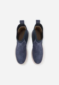 Pier One Leather - Botines Con Plataforma - Dark Blue -Pier One c9c9ad5af9b94ee991e135937eea3a78