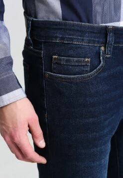 Pier One Basic - Vaqueros Rectos - Dark Blue Denim -Pier One cab4c5a817d8404784a40aa6e7e7d551