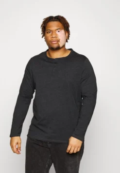 Pier One 2 Pack - Camiseta De Manga Larga - Dark Grey/Red -Pier One cb38540c29b64232a08414884540a699 scaled