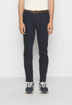 Pier One Pantalones Chinos - Dark Blue