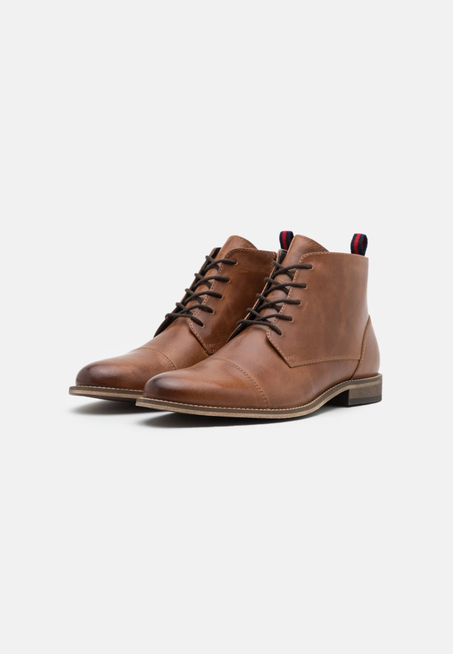 Pier One Leather - Botines Con Cordones -Camel 2 Pier One Leather - Botines Con Cordones -Camel - Imagen 2