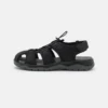 Pier One Leather - Sandalias De Senderismo - Black